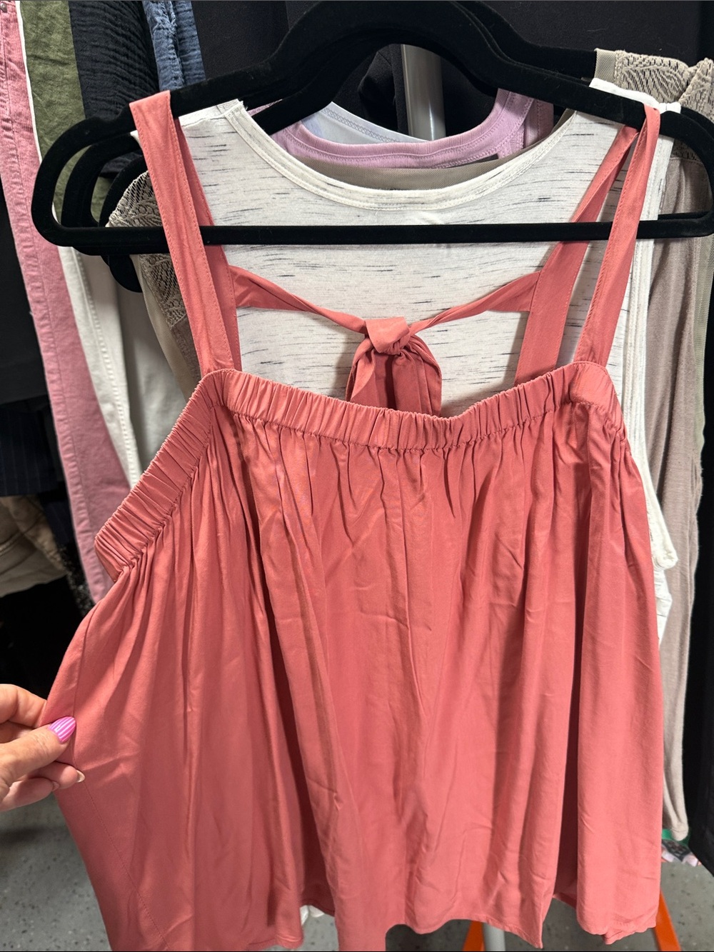Old Navy Coral Tie-Back Camisole